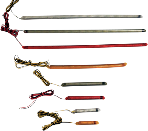 CUSTOM DYNAMICS TF100RR TruFLEX® LED Strip - 12-3/4" - Red/Red - 12-3/4" Red/Red