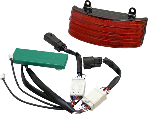 CUSTOM DYNAMICS PB-TRI-2-RED Tribar Taillight - '10-'13 - Red - '10-'13 Red