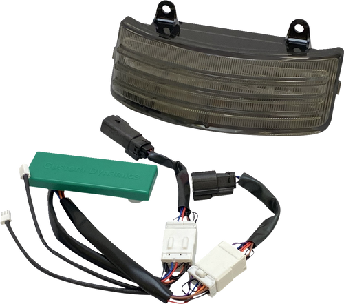 CUSTOM DYNAMICS PB-TRI-2-SMOKE Tribar Taillight - '10-'13 - Smoke - '10-'13 Smoke