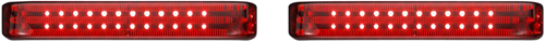CUSTOM DYNAMICS PB-SB-BCM-CR Saddlebag Lights - BCM - Chrome/Red - BCM Chrome/Red