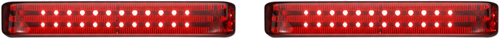 CUSTOM DYNAMICS PB-SB-SS8-CR Saddlebag Lights - SS8 - Chrome/Red - SS8 Chrome/Red