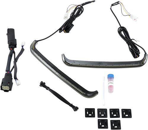 CUSTOM DYNAMICS CD-LP-SS6-S Saddlebag Lights - '10-'13 Smoke Lens