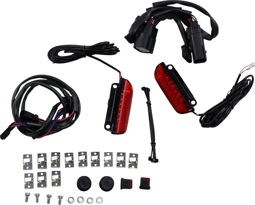 CUSTOM DYNAMICS CD-LR-11-R Luggage Rack Light Bar - Red