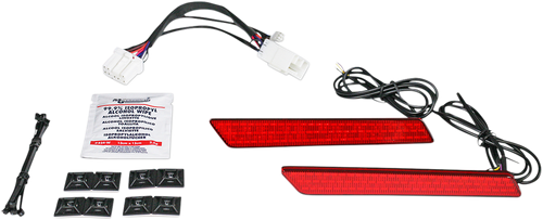 CUSTOM DYNAMICS CD-LATCH-HD-R Saddlebag Latch Lights - '97-'13 - Red - '97-'13 Red