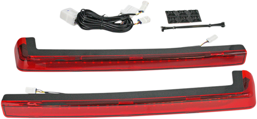 CUSTOM DYNAMICS PB-TP-ARM-13R LED Run/Brake Tour-Pak® Arms - Red Lens - '06-'13 - Red Lens '06-'13