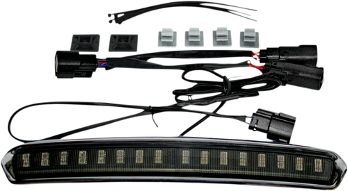 CUSTOM DYNAMICS CD-TP-LID-CS Tour Pack Lid Light - Chrome/Smoke