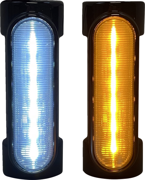 CUSTOM DYNAMICS CD-CB-AW-UNV-B Engine Guard Light - Black - Universal - Black Universal