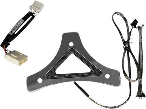 CUSTOM DYNAMICS CD-BR-XL-C LED Backrest Light - Run/Brake - Chrome - Run/Brake Chrome