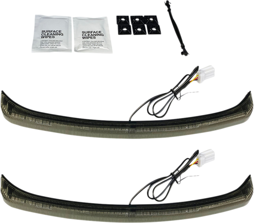 CUSTOM DYNAMICS CD-TGFENDER-S LED Fender LIght - Smoke Lens - Tri Glide - Smoke Lens Tri Glide