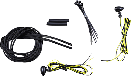 CUSTOM DYNAMICS CD-MICRO-A-B Micro Turn Signals - Amber - Black - Amber Black