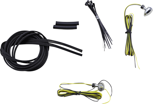 CUSTOM DYNAMICS CD-MICRO-A-C Micro Turn Signals - Amber -Chrome