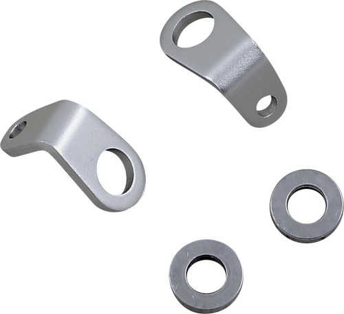 CUSTOM DYNAMICS CD-MICRO-L Mount - Micro Turn Signal - L-Bracket - Silver - Micro Turn Signal L-Bracket Silver