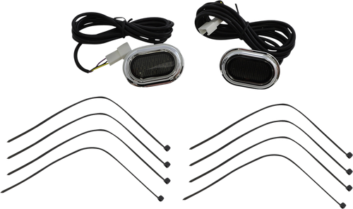 CUSTOM DYNAMICS CD-PLUG-SC Antenna Grommet Light - Smoke Lens - Chrome - Smoke Lens Chrome