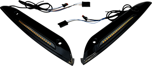 CUSTOM DYNAMICS CD-RG-WT-AW2-B Windshield Trim - Black