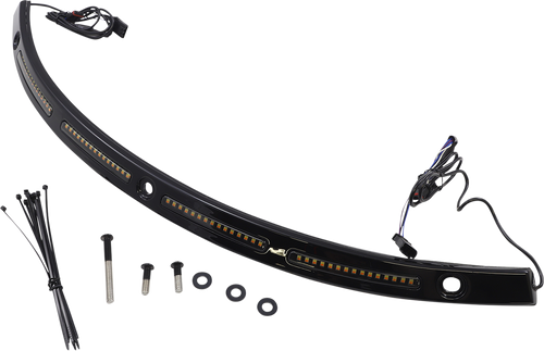 CUSTOM DYNAMICS CD-WT2-14-B Windshield Trim - Black