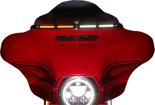 CUSTOM DYNAMICS CD-WT2-05-B Windshield Trim - Black