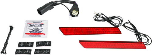 CUSTOM DYNAMICS CD-LATCH-DC4-R Saddlebag Light - Red Lens