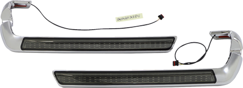 CUSTOM DYNAMICS CD-SB-SIDE-SC LED Saddlebag Light - Smoke - Chrome - Smoke Chrome