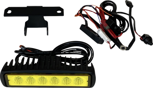 CUSTOM DYNAMICS RG-LB-Y-KIT LED Light Bar - Yellow Lens - Road FLTR - Yellow Lens Road FLTR