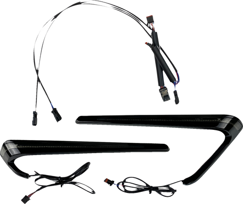 CUSTOM DYNAMICS CD-LRST-BAG-SB Saddlebag Lights - LED - Smoke Lens - LED Smoke Lens