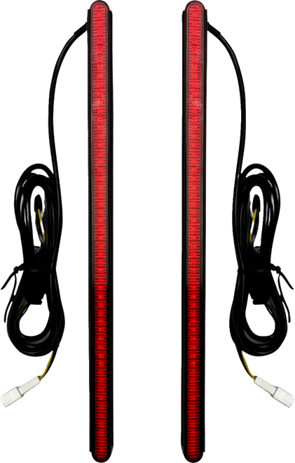 CUSTOM DYNAMICS CD-PR-8-R Plasma Rod Bars - 8-1/2" - Red - 8-1/2" Red