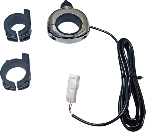 CUSTOM DYNAMICS CD-AUX-UNV-C On/Off Switch - Universal - Chrome - Universal Chrome