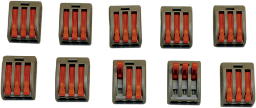 CUSTOM DYNAMICS CG23 Wiring Cage Clamps 3-Spot - 10PK