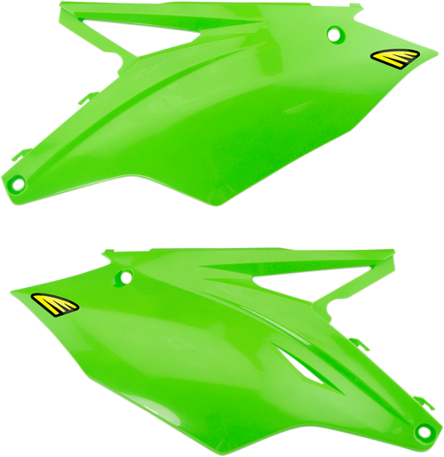 CYCRA 1CYC-2667-72 Side Panels - Green - Kawasaki - KX '16-'20 - Green Kawasaki KX '16-'20