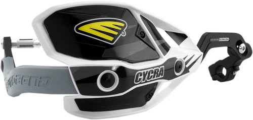 CYCRA 1CYC-7407-12X 7/8" Ultra Probend™ CRM Wrap Around Handguards - White/Black