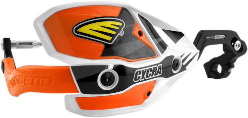 CYCRA 1CYC-7407-22X 7/8" Ultra Probend™ CRM Wrap Around Handguards - White/Orange