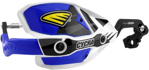 CYCRA 1CYC-7407-62X 7/8" Ultra Probend™ CRM Wrap Around Handguards - White/Blue