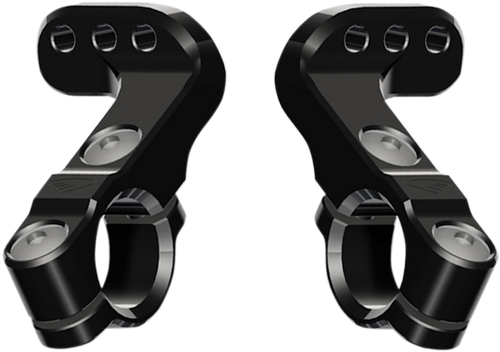 CYCRA 1CYC-1364-12 Probend™ Handguard Hardware - Center Mount - 1-1/8" - Black - Center Mount 1-1/8" Black