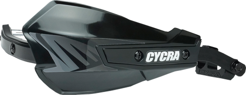 CYCRA 1CYC-7801-12 Vortex Handguards - Universal U-Clamp - Black - Universal U-Clamp Black