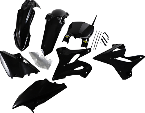 CYCRA 1CYC-9316-12 Body Kit - Powerflow - Black - Yamaha - YZ '15-'22 - Powerflow Black Yamaha YZ '15-'22