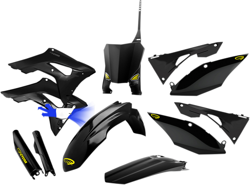 CYCRA 1CYC-9320-12 Body Kit - Powerflow - Black - Honda - CRF '17-'21 - Powerflow Black Honda CRF '17-'21