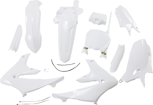 CYCRA 1CYC-9327-42 Body Kit - Powerflow - White - Yamaha - YZ - Powerflow White Yamaha YZ
