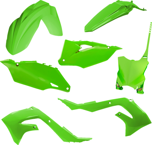 CYCRA 1CYC-9425-72 5 Piece Replica Body Kit - OEM Green - Kawasaki - OEM Green Kawasaki