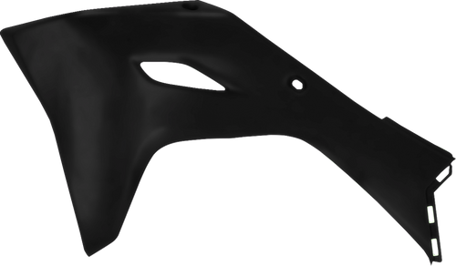 CYCRA 1CYC-1872-12 Radiator Shrouds - Black - Kawasaki - KX '24-'25 - Black Kawasaki KX '24-'25