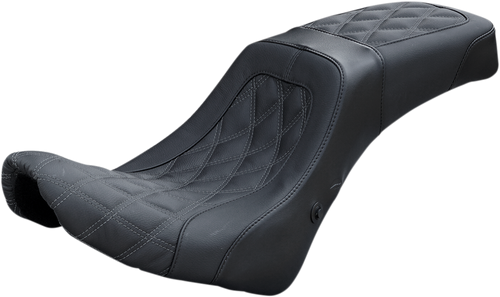 DANNY GRAY 21-208DIAAIR Airhawk Weekday 2Up XL Seat - no Backrest Receptacle - Diamond Stitch - Air - FL/FXBB '18-'23 - no Backrest Receptacle Diamond Stitch Air FL/FXBB '18-'23
