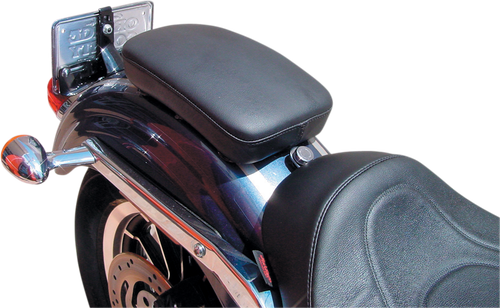 DANNY GRAY 500 Detachable Pillion Pad - Black - Narrow - Black Narrow