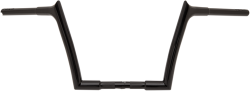 FAT BAGGERS INC. 907010-B 1-1/4" EZ Install Pointed Top Handlebar - 10" - Black - 10" Black