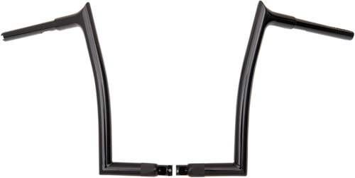 FAT BAGGERS INC. 906014-B 1-1/4" EZ Install Pointed Top Handlebar - 14" - Black - 14" Black