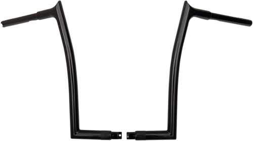 FAT BAGGERS INC. 906016-B 1-1/4" EZ Install Pointed Top Handlebar - 16" - Black - 16" Black