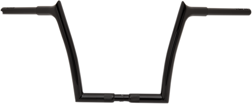 FAT BAGGERS INC. 908012-B 1-1/4" EZ Install Pointed Top Handlebar - 12" - Black - 12" Black