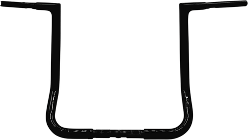 FAT BAGGERS INC. 705016-B 1-1/4" EZ Install Flat Top Handlebar - 16" - Black - 16" Black
