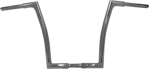FAT BAGGERS INC. 708014 1-1/4" EZ Install Flat Top Handlebar - 14" - Chrome - 14" Chrome