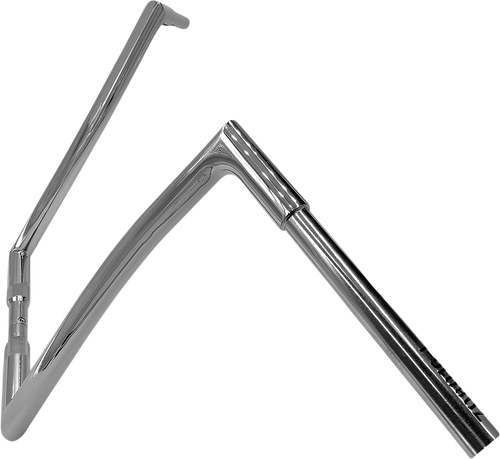 FAT BAGGERS INC. 708016 1-1/4" EZ Install Flat Top Handlebar - 16" - Chrome - 16" Chrome