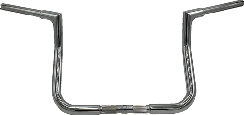 FAT BAGGERS INC. 705011 1-1/4" EZ Install Flat Top Handlebar - Reduced Reach - 11" - Chrome - Reduced Reach 11" Chrome