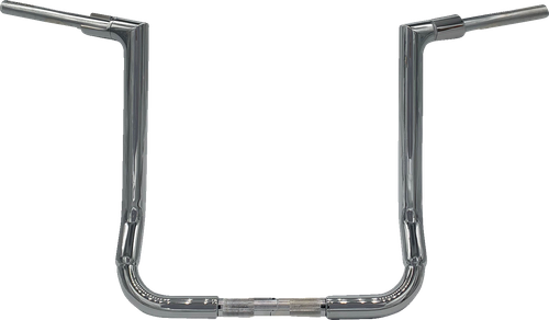 FAT BAGGERS INC. 615016 1-1/2" EZ Install Flat Top Handlebar - 16" - Chrome - 16" Chrome