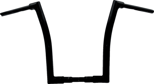 FAT BAGGERS INC. 616016-B 1-1/2" EZ Install Flat Top Handlebar - 16" - Black - 16" Black